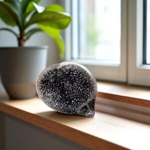 Heart Urn | Black Silver Dust | 100ml
