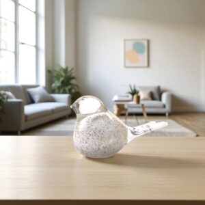 Bird Urn | White Silver Dust | 50ml