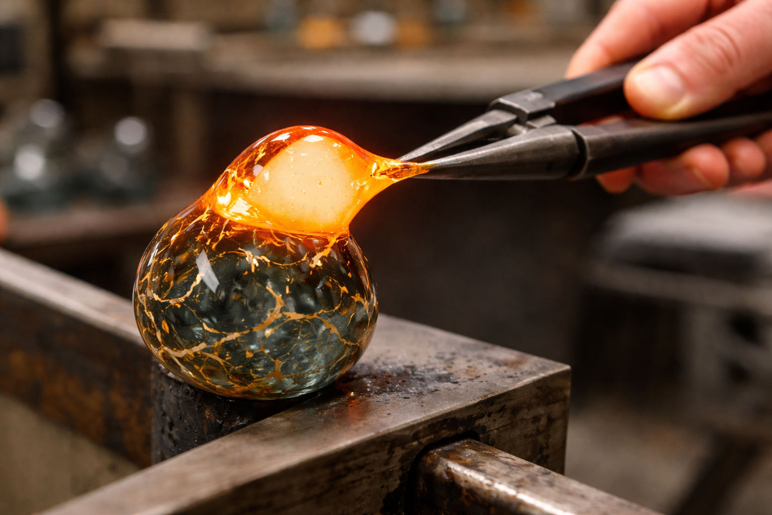 Glassblowing at Loranto