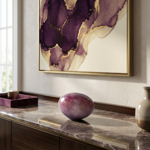 Stone Urn | Purple & Gold | 250ml