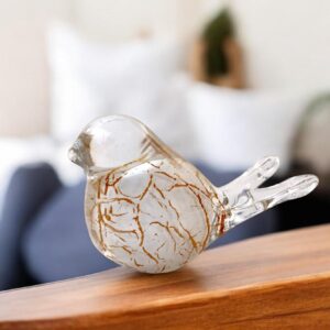 Bird Urn | White & Gold | 50ml
