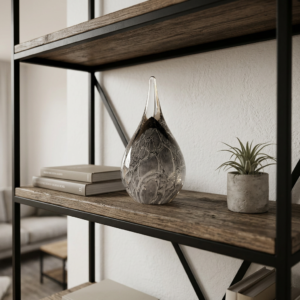 Drop Urn | Grey Marble | 200ml