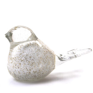 Bird Urn | White Silver Dust | 50ml