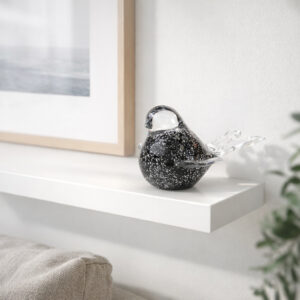 Bird Urn | Black Silver Dust | 50ml