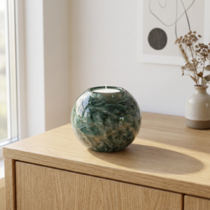 Tealight Urn | Turquoise & Gold | 250ml