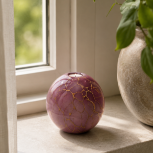 Tealight Urn XL | Purple & Gold | 1,6L