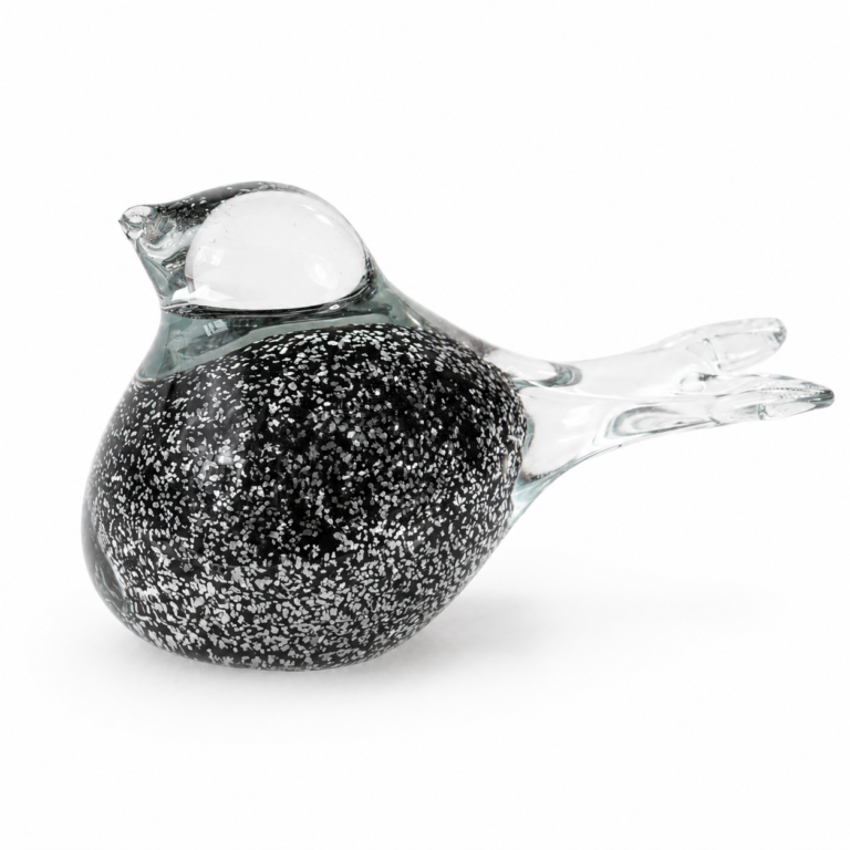 Bird Urn | Black Silver Dust | 50ml